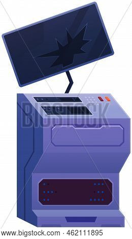 Broken Appliance. Unsuccessful Experiment In Research Science And Technology Laboratory. Accident An