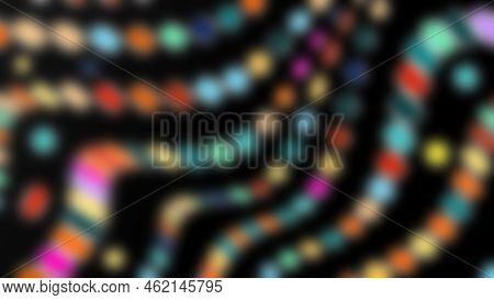 Colored Blurred Lights. Abstract Background With A Color Gradient. Vector Illustration For Wallpaper