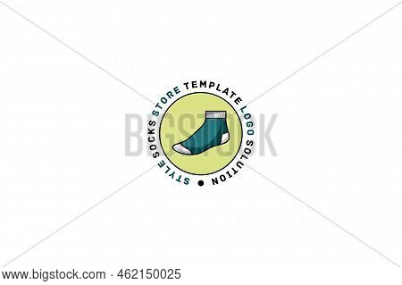 Style Socks Store Template Logo Design Solution
