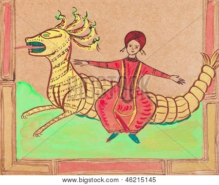 Persiske prins flyvende på Dragon