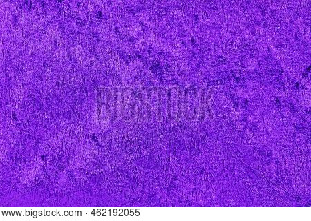 Close Up Of Violet Panne Velvet Textile Texture