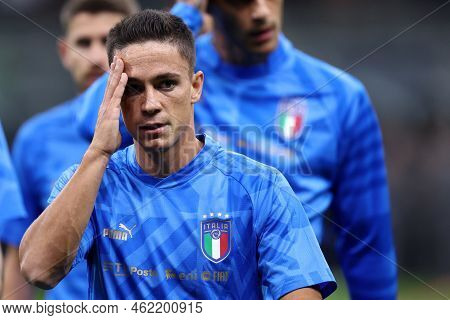 Giacomo Raspadori Of Italy During The Uefa Nations League League A Group 3 Match Between Italy And E