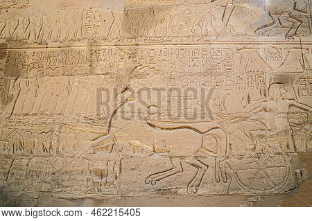 Aspects From The Karnak Temple Complex, A Mix Of Ancient Egyptian Temples And Pylons Near Luxor, Egy