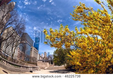 Michigan Avenue keväällä