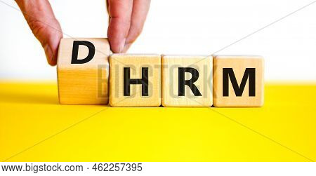 Dhrm, Domestic Human Resource Management Hrm Symbol. Words Dhrm, Domestic Human Resource Management 