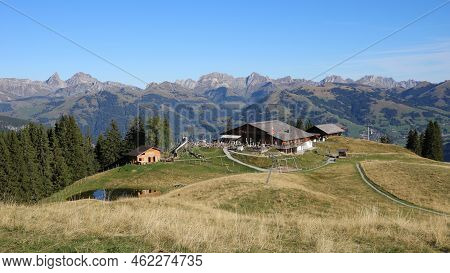 Summit Station Of The Wispile Cable Car, Gstaad.