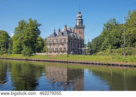 Castle Nijenrode At The River Vecht In The Province Utrecht The Netherlands