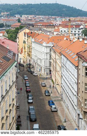 Prague - Czech Republic - 08 01 2020 Extra Large Panoramic View Over The City