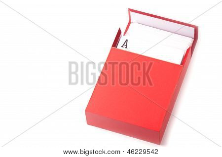 Пакет из карты внутри красное поле