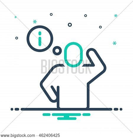 Mix Icon For Meaning Definition Sense Explanation Elucidation Hint