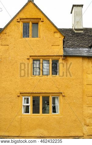 British Town Architecture. Simple Middle-class Building. The Urban Village Of Corsham Uk, Townhouse 