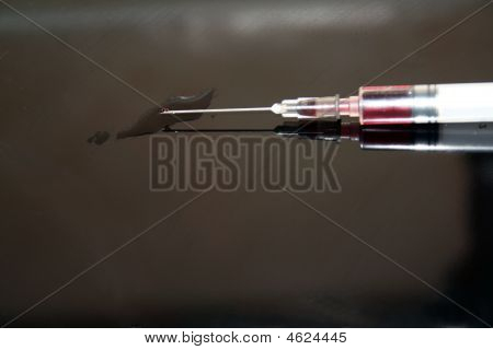 Injectie op zwart
