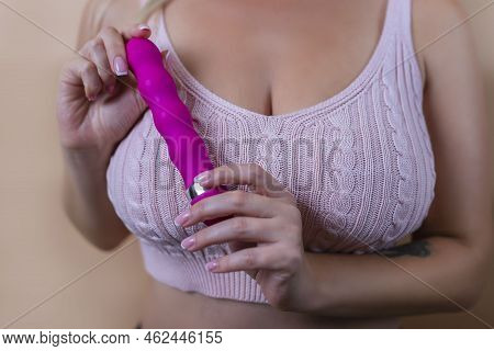 The Girls Photo With The Vibrator In Hands