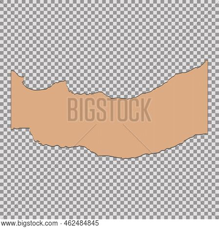 Tore Off A Piece Of Colored Paper. Vector Paper Design Template. Vector