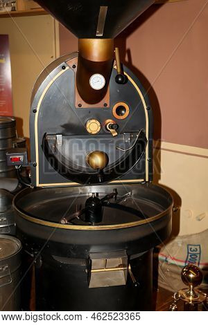 Impressions From An Old Coffee Roasting Plant. Details Of The Coffee Production.