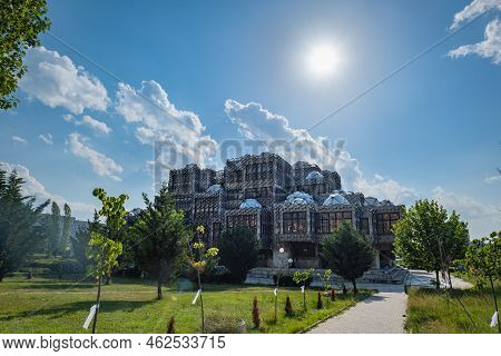Pristina, Kosovo - June 2022 - National Library Of Kosovo In Pristina. The Library Is One Of The Mos