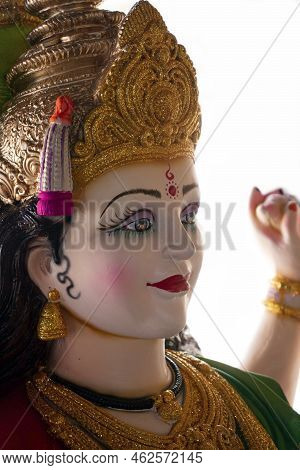 Lord Durga Maa Durga Close Up On The Face