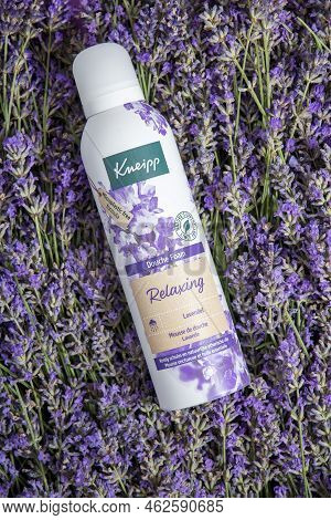 Soothing Foaming Shower Gel Kneipp Cosmetics, Lavender As, Belgium, June 30, 2022