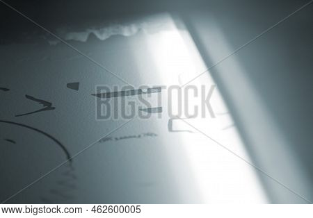 3d Printer Printing Process. High-speed Printing Of An Object On A 3d Printer From Powder Close-up. 