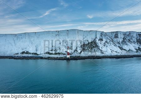 Beautiful Summer Sunrise Landscape Image Of Beachy Head Lighthouse In South Downs National Park In E