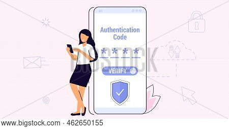 Otp Authentication Secure Verification One-time Password For Secure
