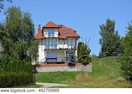 Bright, Doll-like, Stylish Houses, Private Buildings Are Located Around The Amazing Nature, The Bug 