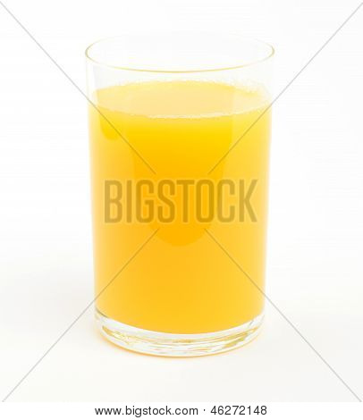 Ett glas apelsinjuice