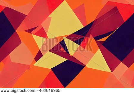 Abstract Background Horror Fiery Orange Degraded Grunge. Summer Gradient