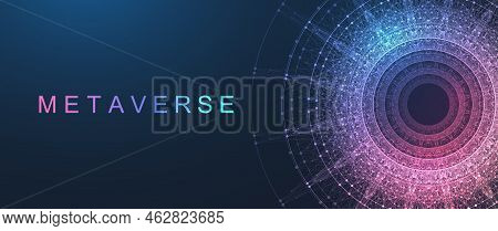 Virtual Global Internet Connection Metaverse With A New Experience In Metaverse Virtual Reality Tech