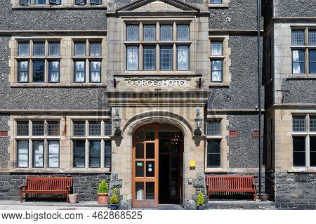 Criccieth, Uk- July 13, 2022: The George 