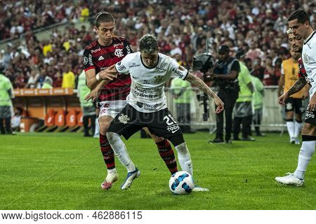 Rio, Brazil - August 9, 2022: Adson Player In Match Between Flamengo (bra) Vs Corinthians (bra) By L