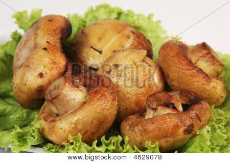 Gebratene Pilze