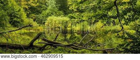 Lebedyn Lake In The Carpathian, Hutsulshchyna National Park, Ukraine