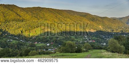 Carpathian Rural Landscape, Hutsulshchyna National Park, Ukraine
