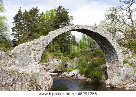 เก่าไฮสะพาน Carrbridge, Packhorse สกอตแลนด์