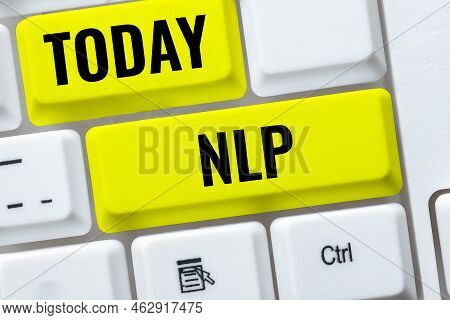 Text Caption Presenting Nlp. Concept Meaning Psychological Approach Involves Analyzing Strategies To