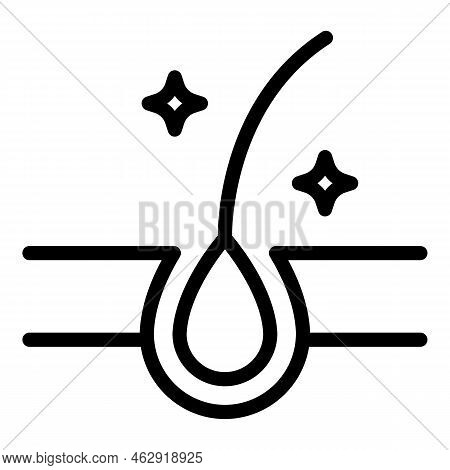 Clean Hair Removal Icon Outline Vector. Wax Candle. Cream Paraffin