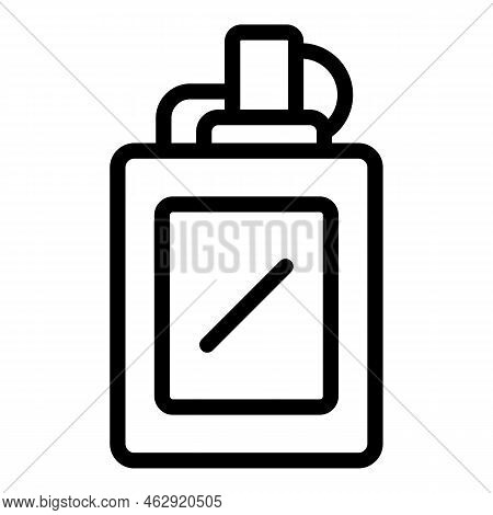 Old Lighter Icon Outline Vector. Cigarette Tobacco. Smoker Health