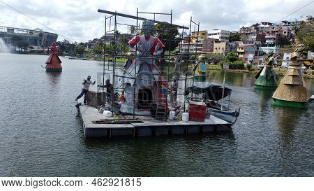 Orixa Sculpture On The Tororo Dike