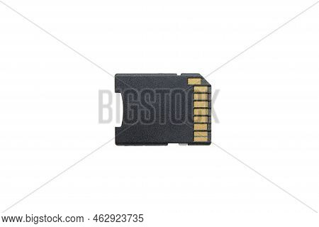 Card Reader For Memory Cards On A White Background