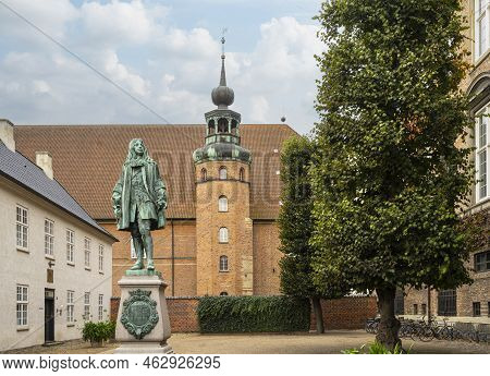 Copenhagen, Denmark. October 2022. View Of The Statue Of Peder Griffenfeld By Carl Martin-hansen
In 