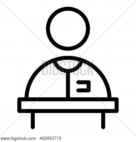 Bank Speaker Icon Outline Vector. Money Transfer. Finance Deposit