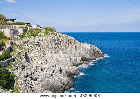 Ciolo puente. Santa Maria di Leuca. Puglia. Italia.