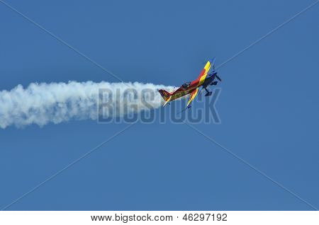 Samolot lotu podczas air show