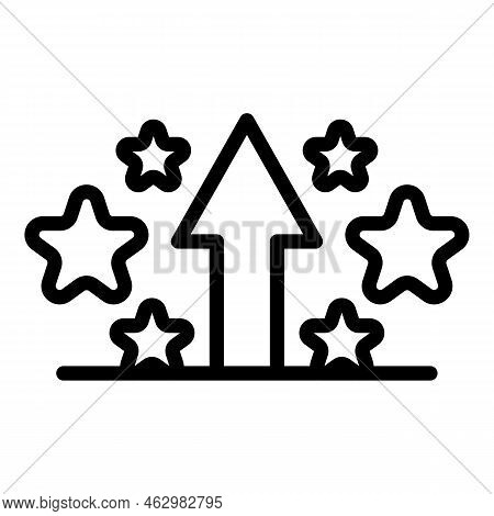 Up Quiz Icon Outline Vector. Poster Ask. Competition Game