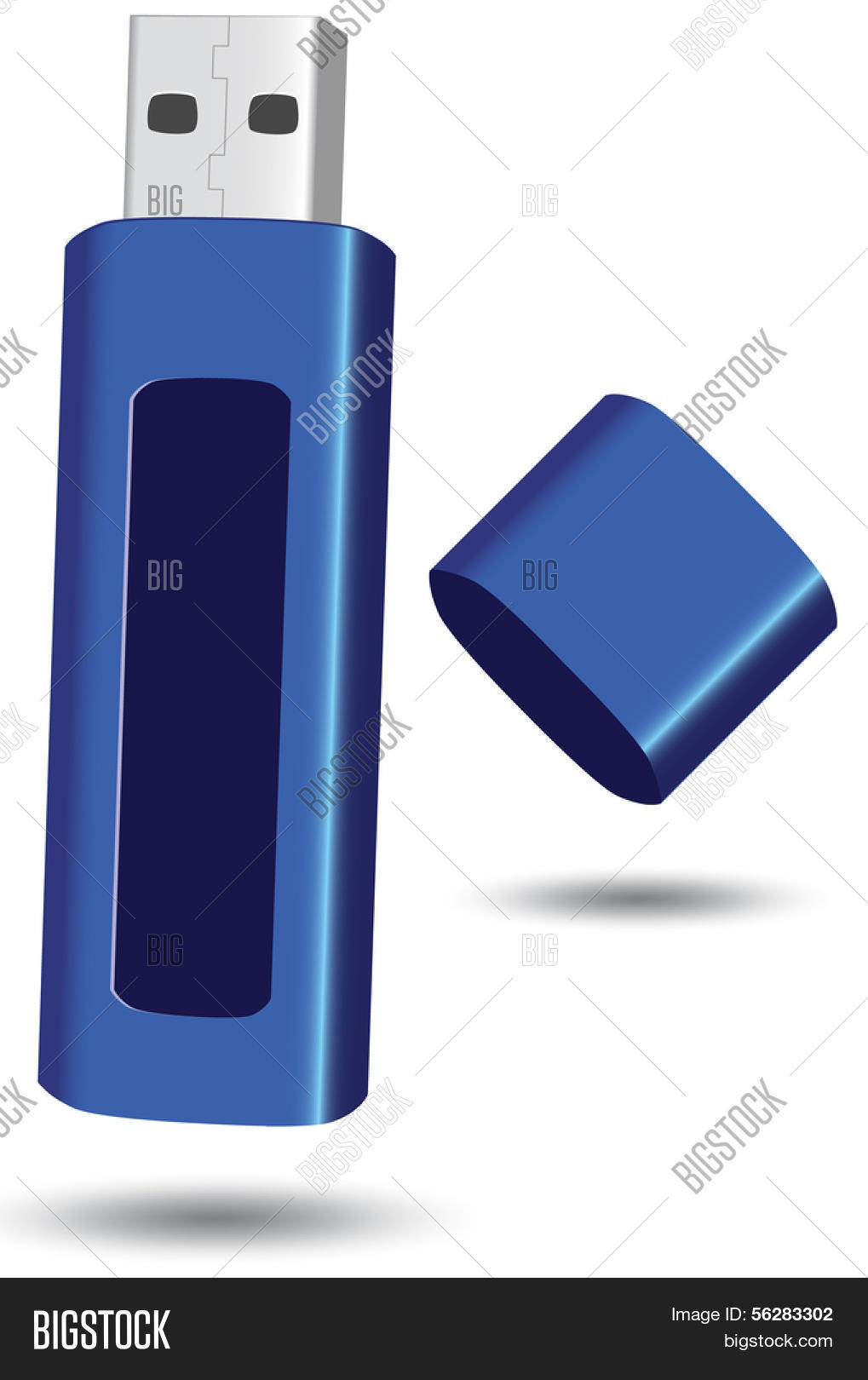 Usb Memory Vector Image Vector Illustration Vector & Photo (Free Trial) | Bigstock