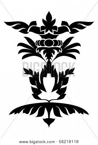 floral design element - vector illustration