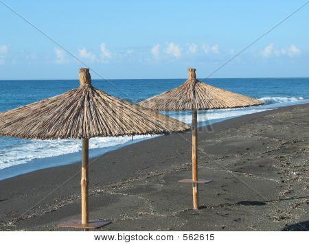 schwarz Strand