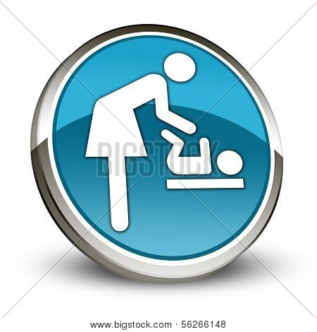 Icon/button/pictogram Baby Change