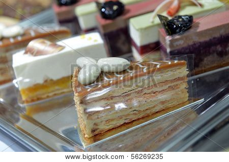 Set Of Cakes With Berries